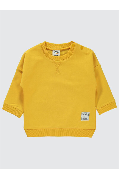 Baby Boy Sweatshirt (6-18 Months, Yellow) - 1