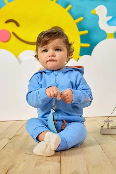 Baby Boy Sweatshirt Blue - 4