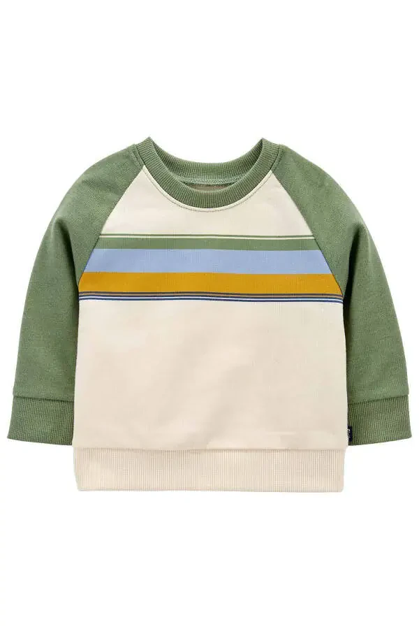 Baby Boy Sweatshirt Cream - 1
