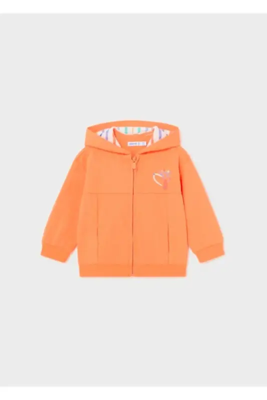 Baby Boy Sweatshirt-Orange - MAYORAL