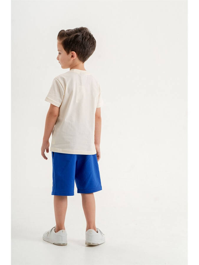 Baby Boy T-Shirt and Shorts Set with Crew Neck - 8