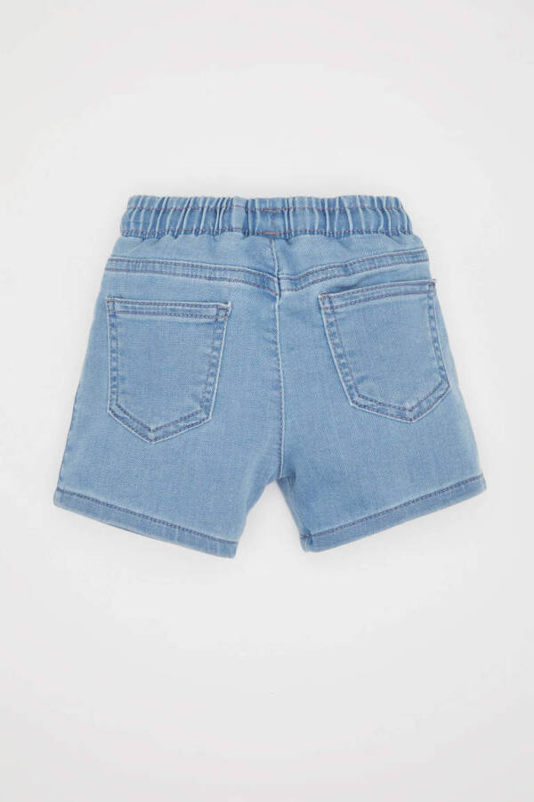 Baby Boy Tie-Dye Jean Shorts Light Blue - 4