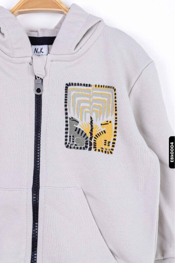 Baby Boy Tigar Zip Up Hoodie 9-24 Months 45623 - 3