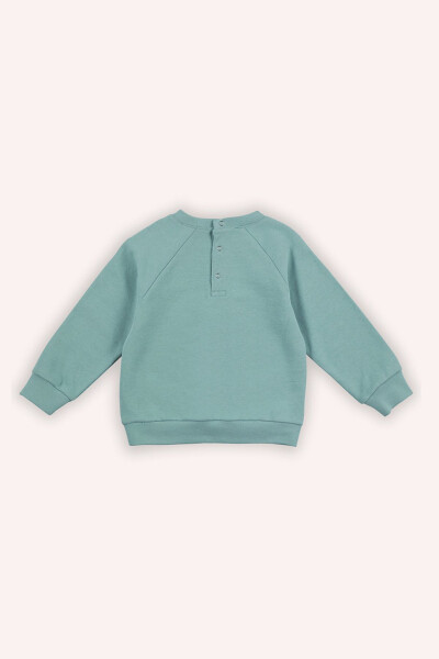 Baby Boy Two Pocket Mint Sweatshirt - PANÇO (1)