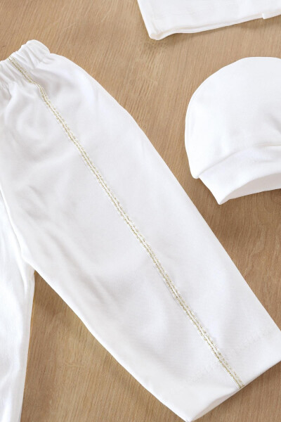 Baby Boy Vest and Bow Tie Mevlid Set Luxury Special Day and Mevlid Set 0 - 3 Months STL6518 - 3