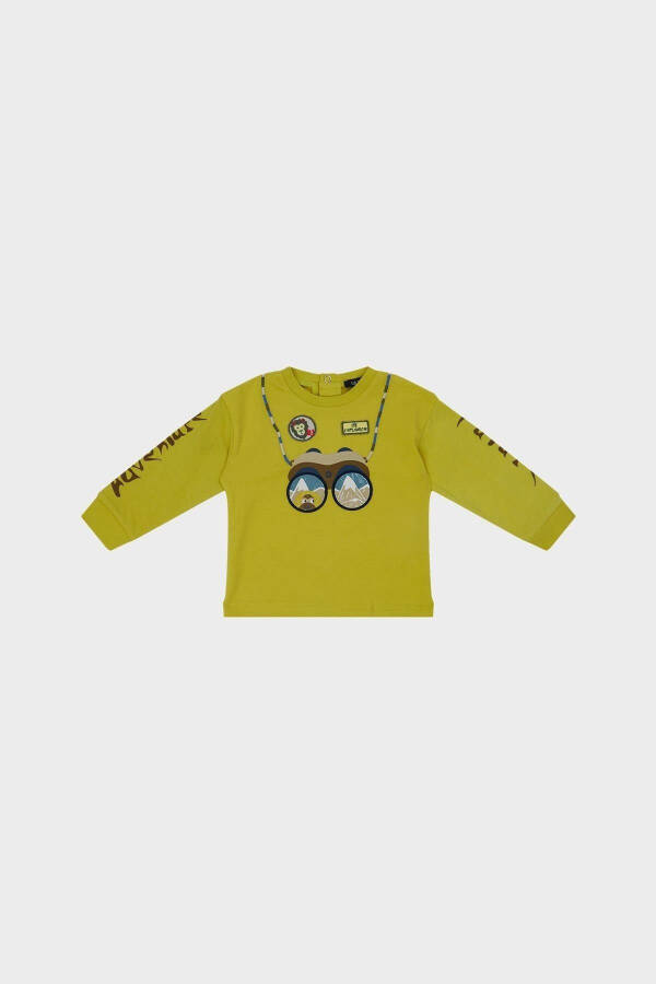 Baby Boy Yellow Sweatshirt - 1