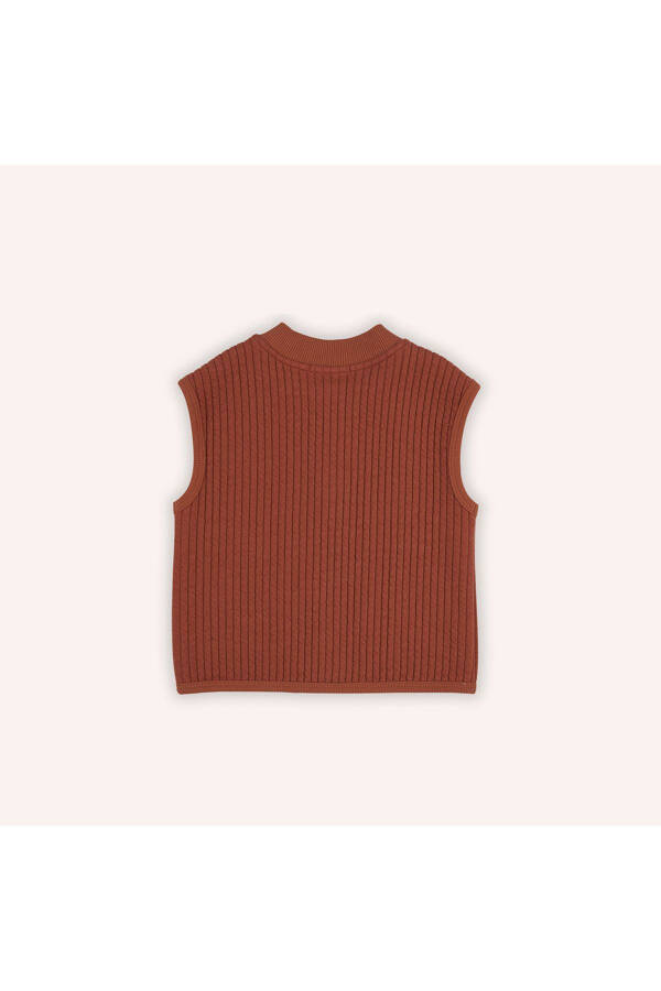 Baby boy zippered brick vest - 5