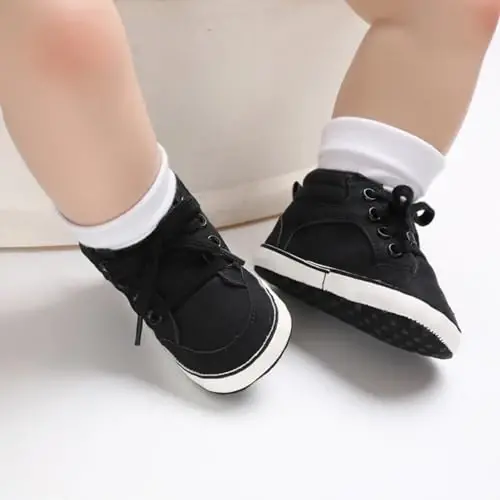 Baby Boys Girls Booties Fleece Anti-Slip Soft Sole Boots Toddler First Walker Warm Shoes - 2