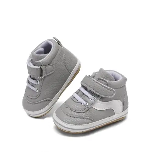 Baby Boys Girls charm charm charm PRE-Walking Sneakers Toddler Anti-Slip kauchuk Sole Infant Light vazn First Step Shoes - 3