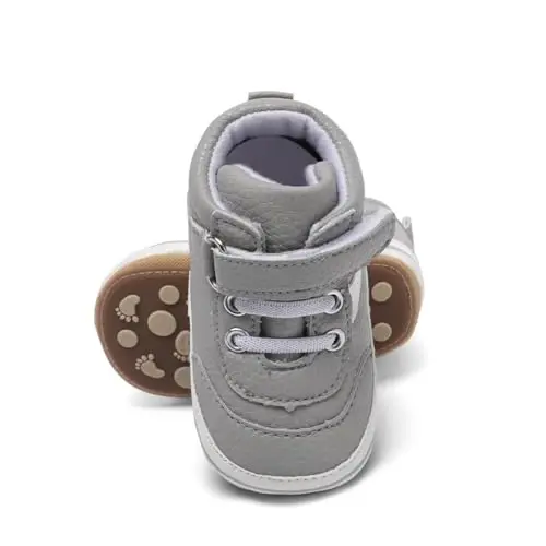 Baby Boys Girls charm charm charm PRE-Walking Sneakers Toddler Anti-Slip kauchuk Sole Infant Light vazn First Step Shoes - 4