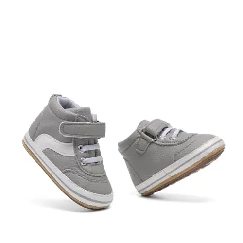 Baby Boys Girls charm charm charm PRE-Walking Sneakers Toddler Anti-Slip kauchuk Sole Infant Light vazn First Step Shoes - 5