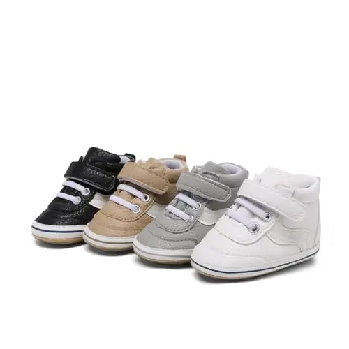 Baby Boys Girls charm charm charm PRE-Walking Sneakers Toddler Anti-Slip kauchuk Sole Infant Light vazn First Step Shoes - 6
