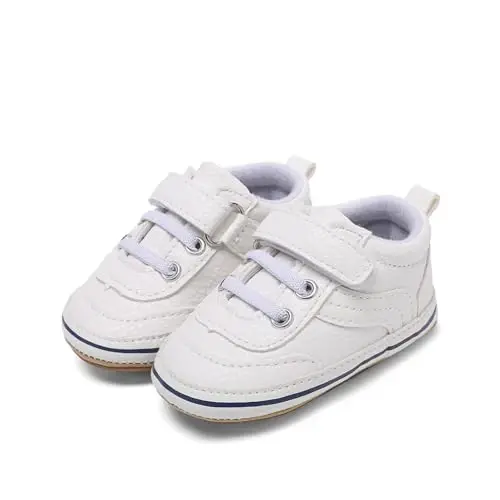 Baby Boys Girls Charm PRE-Walking Krossovkalari Chaqaloqlar Sirpanishga qarshi rezina taglik Chaqaloqlar uchun yengil Birinchi qadam poyabzali - 2
