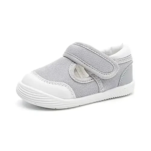 Baby Boys & Girls First Walking Shoes - Non-Slip, Breathable Infant Sneakers for 6-18 Months - 1