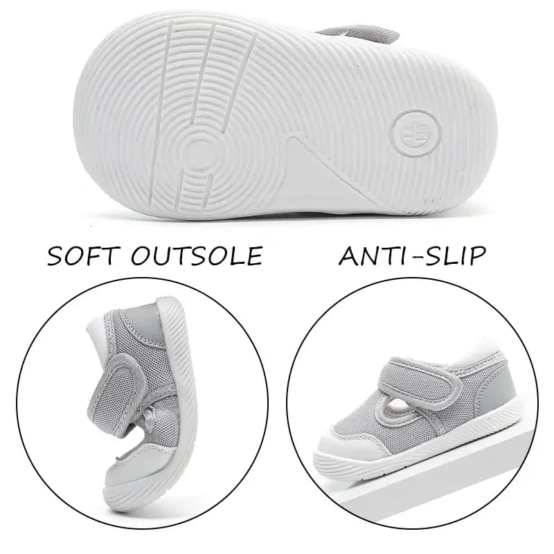 Baby Boys & Girls First Walking Shoes - Non-Slip, Breathable Infant Sneakers for 6-18 Months - 3