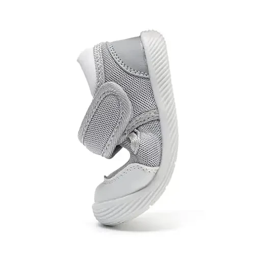 Baby Boys & Girls First Walking Shoes - Non-Slip, Breathable Infant Sneakers for 6-18 Months - 4