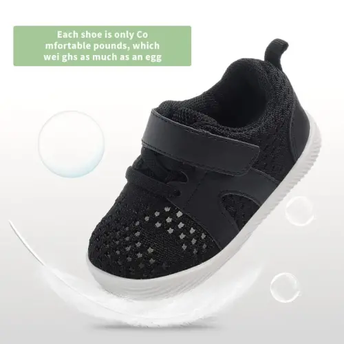 Baby Boys & Girls First Walking Shoes - Non-Slip, Breathable Infant Sneakers for 6-18 Months - BABY (1)