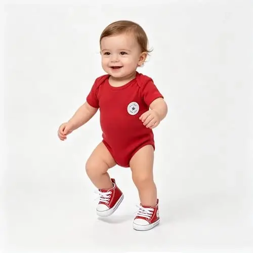 Baby Boys Girls Leather PRE-Walking Sneakers Toddler Anti-Slip Rubber Sole Infant Lightweight First Step Shoes - Baby (1)