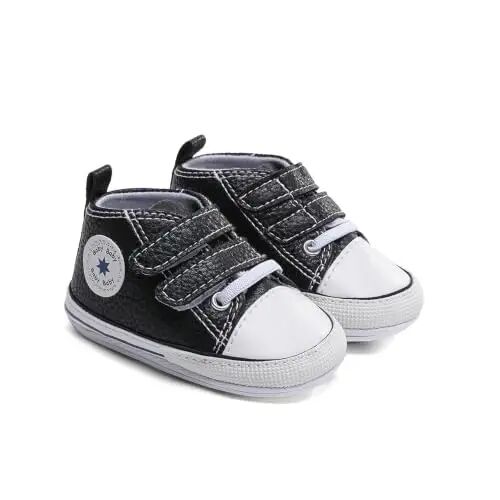 Baby Boys Girls Leather PRE-Walking Sneakers Toddler Anti-Slip Rubber Sole Infant Lightweight First Step Shoes - Baby (1)