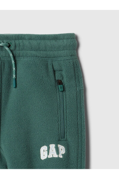 Baby Boys Green Gap Logo Fleece Jogger Pants - 2