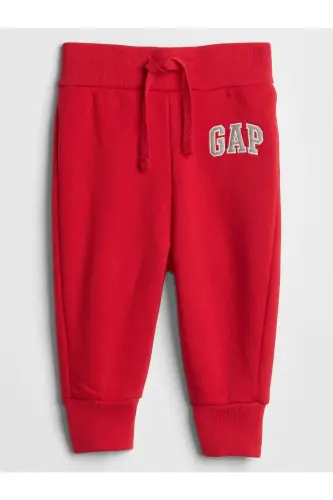 Baby Boys Red Gap Logo Sweatpants - GAP (1)