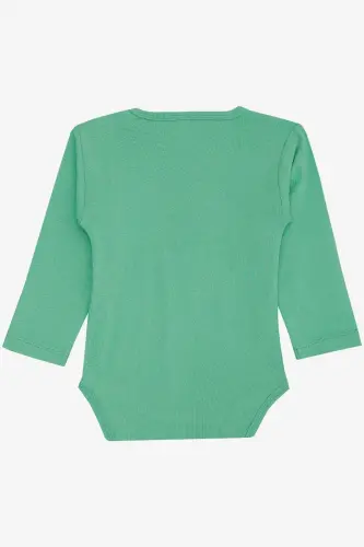 Baby Boys' Snap-Closure Bodysuit with Driver Crocodile Print, 9 Months-3 Years, Mint Green-Mint Green 