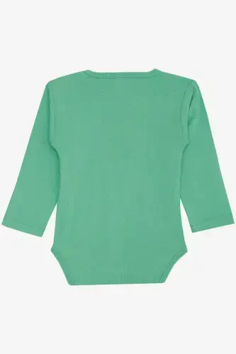 Baby Boys' Snap-Closure Bodysuit with Driver Crocodile Print, 9 Months-3 Years, Mint Green-Mint Green - 1