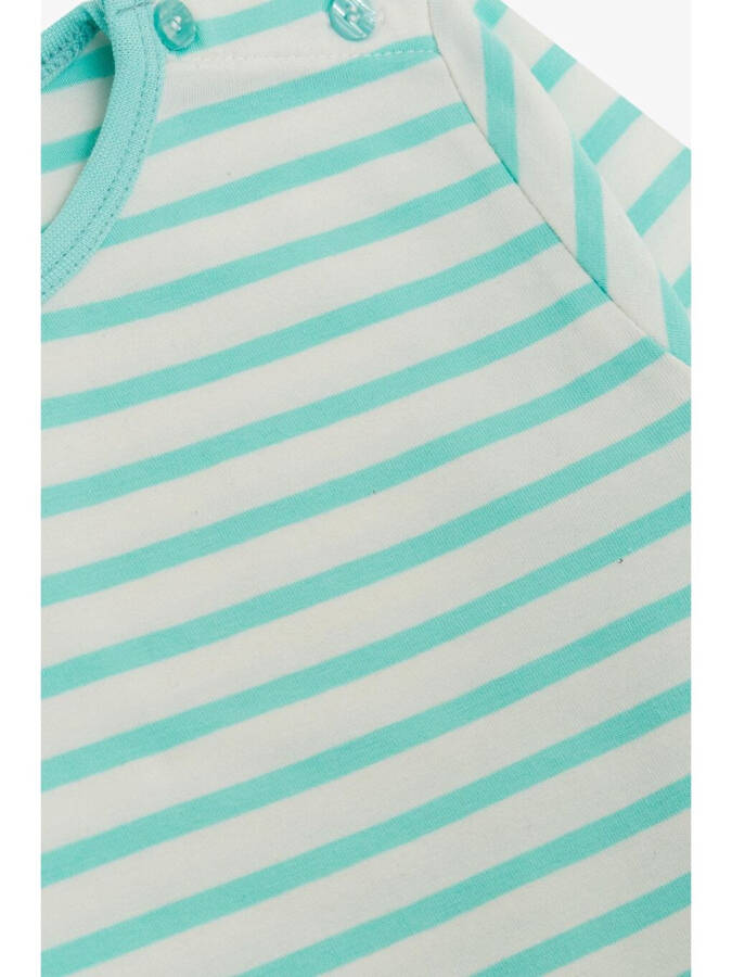 Baby Boys T-Shirt-Turquoise - 3