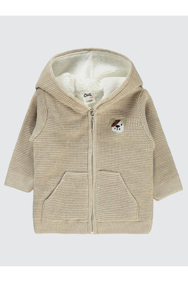 Baby Cardigan 6-18 Months (Beige) - 1