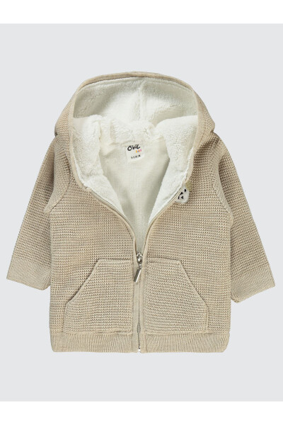 Baby Cardigan 6-18 Months (Beige) - 2