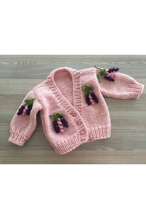 Baby Cardigan Gift Knitted Flower Cardigan - 1