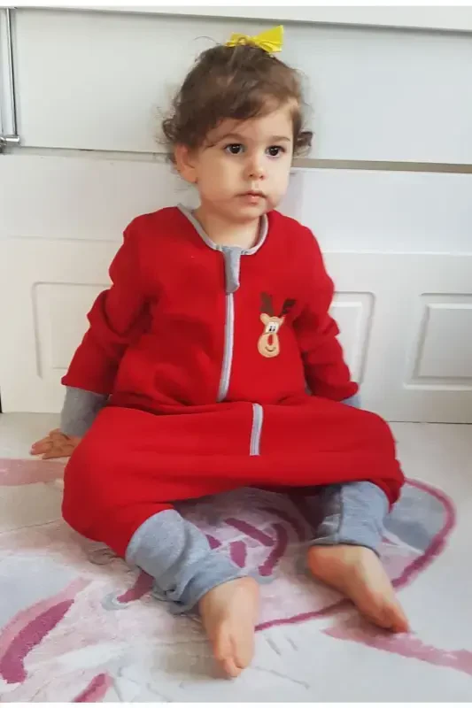 Baby Child Embroidered Long Sleeve Oeko-tex Micro Fleece Sleepsuit Tog 2 - 1