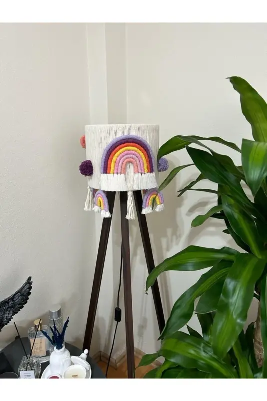 Baby Child Room Floor Lamp Head (FOOT IS NOT INCLUDED) -Customizable-Purple - TASARI SANATI