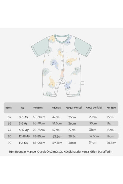 Baby, Child Summer Jumpsuit 100% Organic Cotton, Bodysuit, Romper, Jumpsuit 1-2 Years (CUTE ANIMALS PINK) - 7