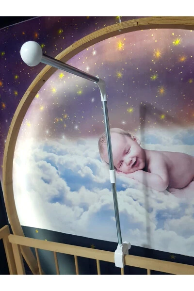 Baby Crib Mosquito Net Attachment 40x80 cm. (Fits all crib sizes) - 3