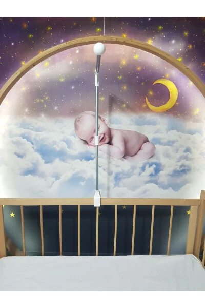 Baby Crib Mosquito Net Attachment 40x80 cm. (Fits all cribs) - 4