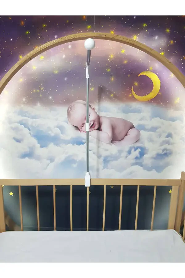 Baby Crib Mosquito Net Attachment 40x80 cm. (Fits all cribs) - 4