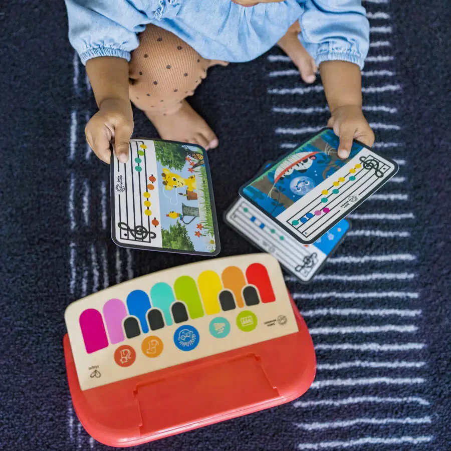 Baby Einstein Cal'ning birinchi kuylari sehrli sensorli yog'och pianino musiqiy chaqaloq o'yinchog'i, 6 oy+ - 5