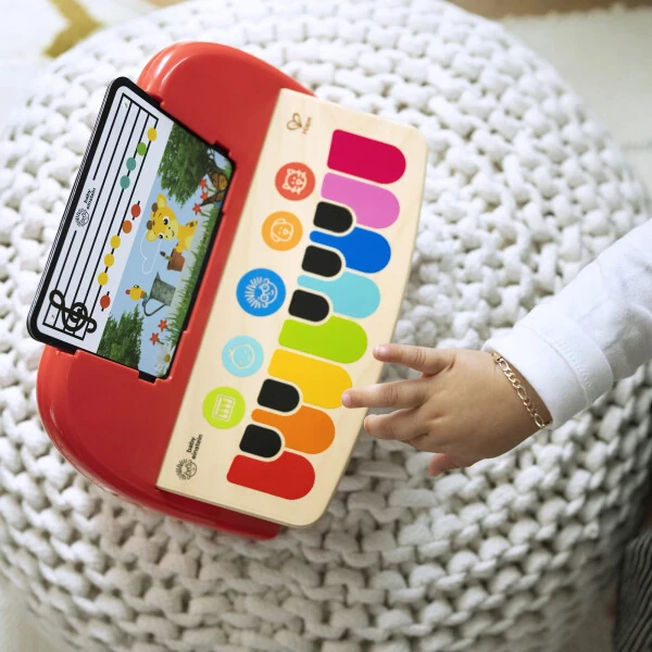 Baby Einstein Cal's First Melodies Magic Touch Wooden Piano Musical Infant Toy, 6 Months+ - 4