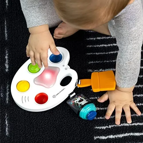 Baby Einstein Ranglar Palitrasi Popper Sensorli Fidget O'yinchog'i, 6 oylik va undan katta chaqaloqlar uchun - 4