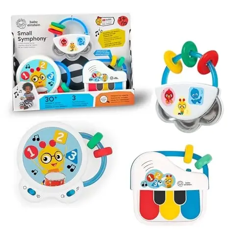 Baby Einstein Small Symphony 3-Piece Musical Toy Set, Ages 3+ Months, for Boy or Girl - BABY