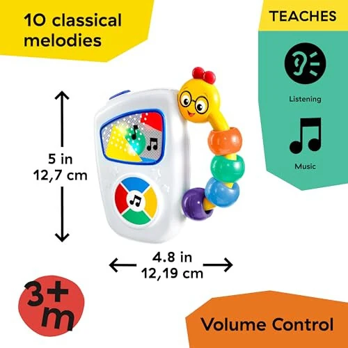 Baby Einstein Take Along Tunes Musiqiy O'yinchoq, 3 oylikdan boshlab 
