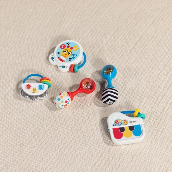 Baby Einstein Tiny Tambourine Musical Toy & Rattle, 3 oydan oshgan bolalar uchun - 13