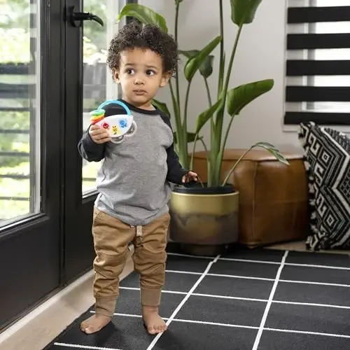 Baby Einstein Tiny Tambourine Musical Toy & Rattle, BPA Free, Take Along, Age 3 Months+ (Pack of 6) - 5