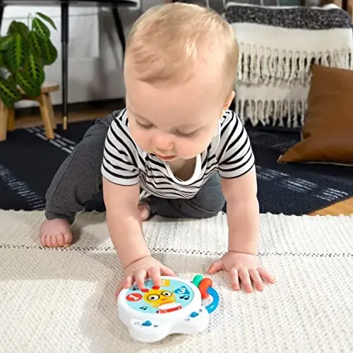 Baby Einstein Tiny Tempo Musical Toy Drum, 3+ oylikdan boshlab, munchoq quvuvchi 