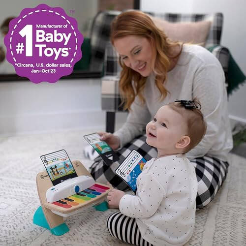 Baby Einstein ve Hape Sihirli Dokunuşlu Piyano Ahşap Müzikli Bebek Oyuncağı, 6 Aydan Büyük - 26