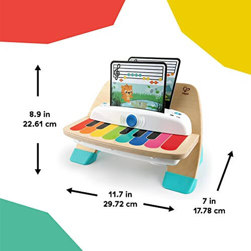 Baby Einstein ve Hape Sihirli Dokunuşlu Piyano Ahşap Müzikli Bebek Oyuncağı, 6 Aydan Büyük - 24