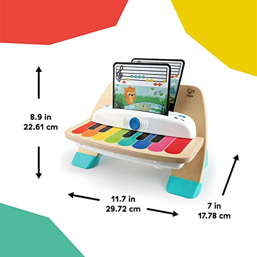 Baby Einstein ve Hape Sihirli Dokunuşlu Piyano Ahşap Müzikli Bebek Oyuncağı, 6 Aydan Büyük - 6