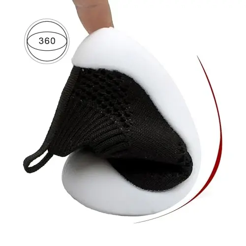 Baby First Walking Shoes Toddler Infant Boys Girls Baby Sneakers Breathable Non-Slip Indoor Floor Baby Sock Slipper with Soft Sole Cotton Mesh - 6