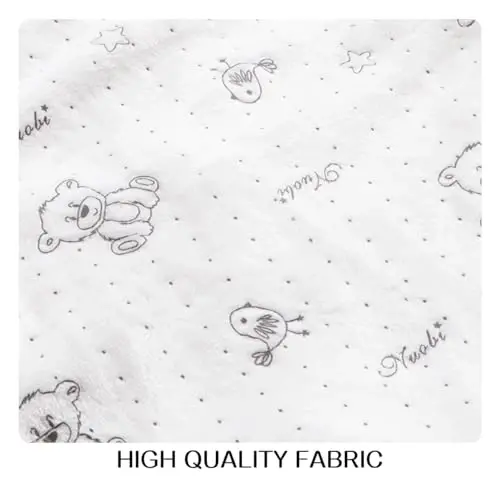 Baby Fleece Jumpsuit for 0-3 Months Infant Bear Snowsuit Newborn Romper Warm Coat - 6